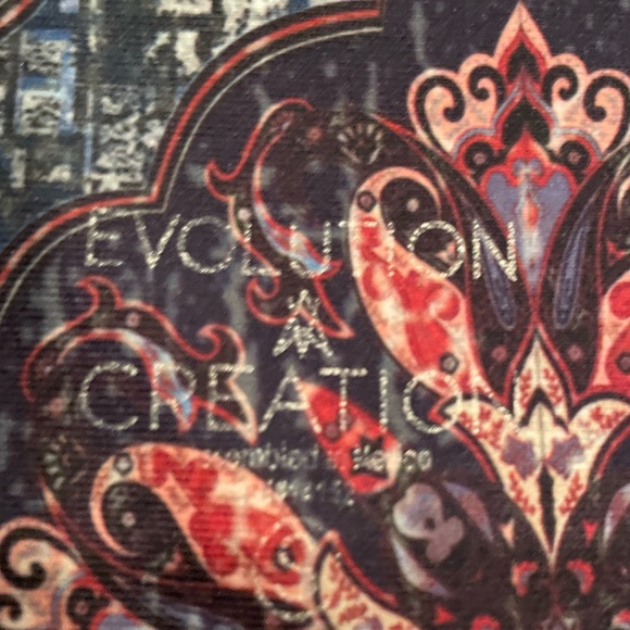 Evolution & Creation Yoga leggings Aztec Tribal Festival Athleisure Sm - Picture 7 of 8